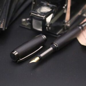 Fyldepen i sort palisander med black titanium dele